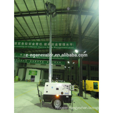 light tower trailer with generator By EN POWER manufacturer